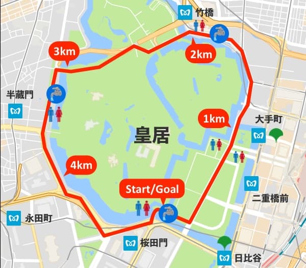 皇居周辺のトイレは？