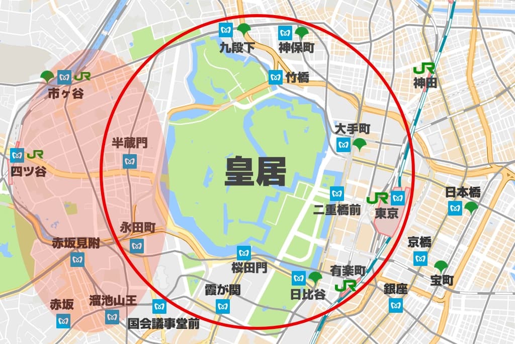 半蔵門・永田町エリア周辺のランステ