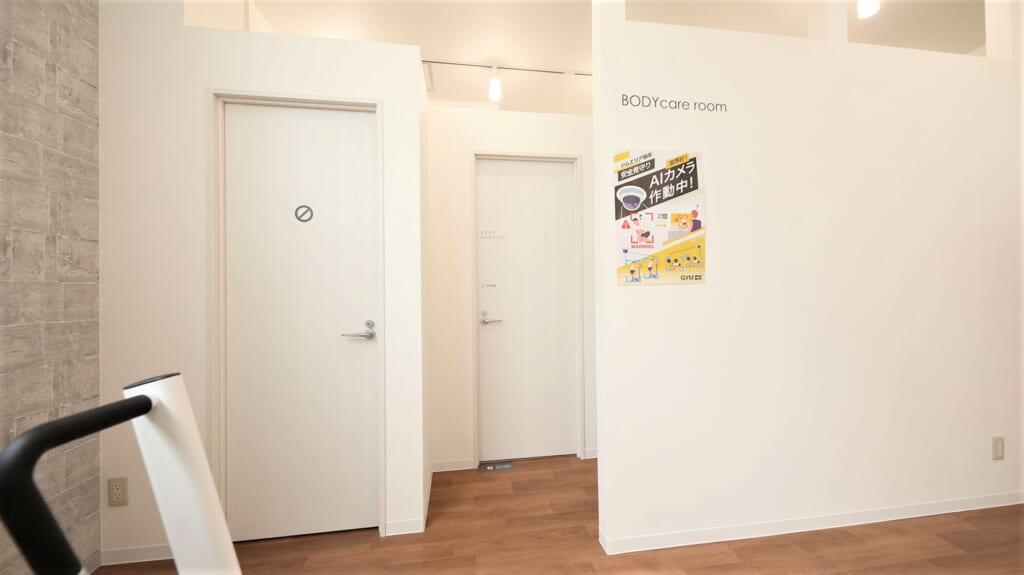chocozap(ちょこざっぷ)宮原店のボディケアルーム